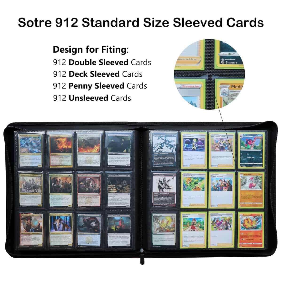 Carpeta para Tarjetas de Intercambio GrinOwl de 12 - Imagen 3