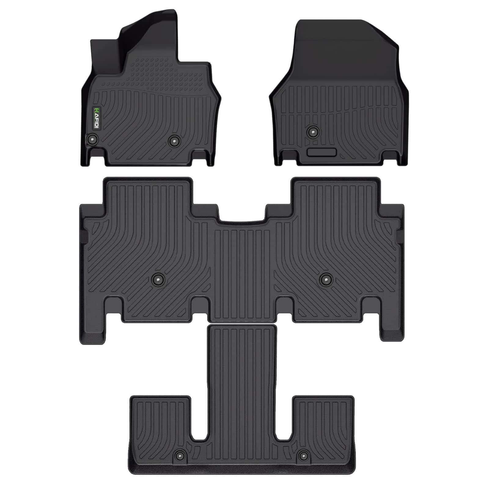 Tapetes HAFIDI� para Kia EV9 2024 (6 asientos) Protección