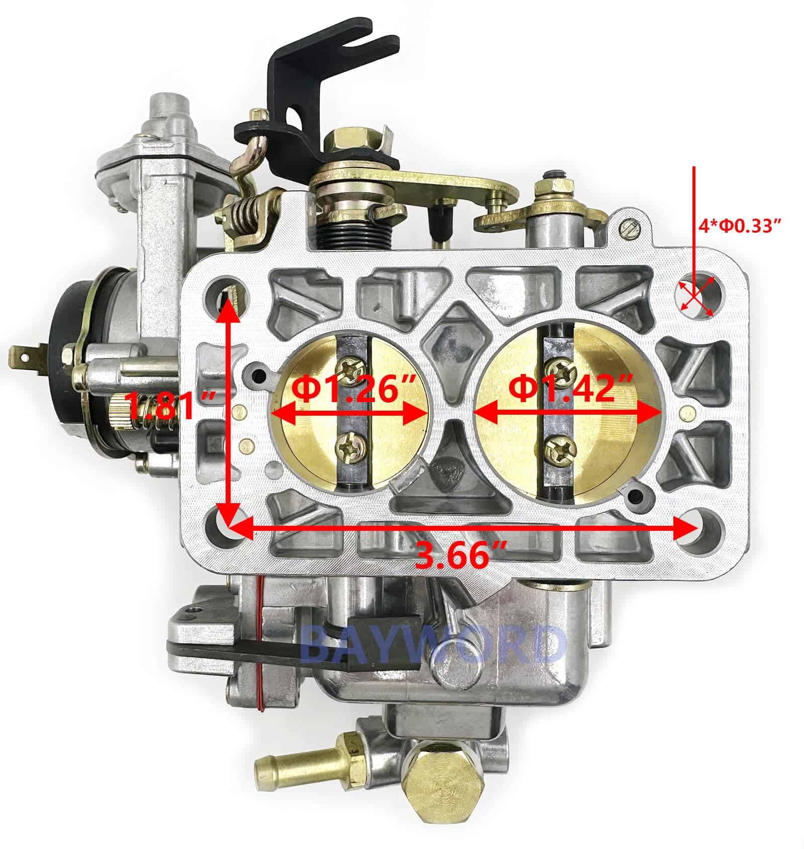 Carburador de 2 Barriles Weber Modelo DFEV 32/36 con - Imagen 6