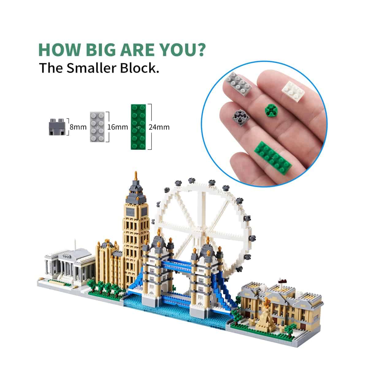 Kadablk Architecture London Skyline Collection,3430 PCS - Imagen 3