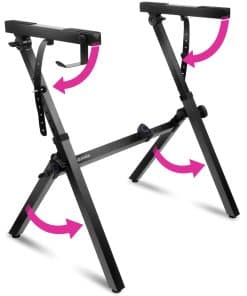 Soporte de Teclado de Piano Plegable Liquid Stands -