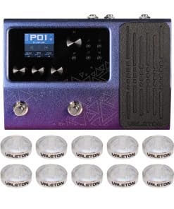 Valeton Multi-Effects con Pedal de Expresión -Violeta