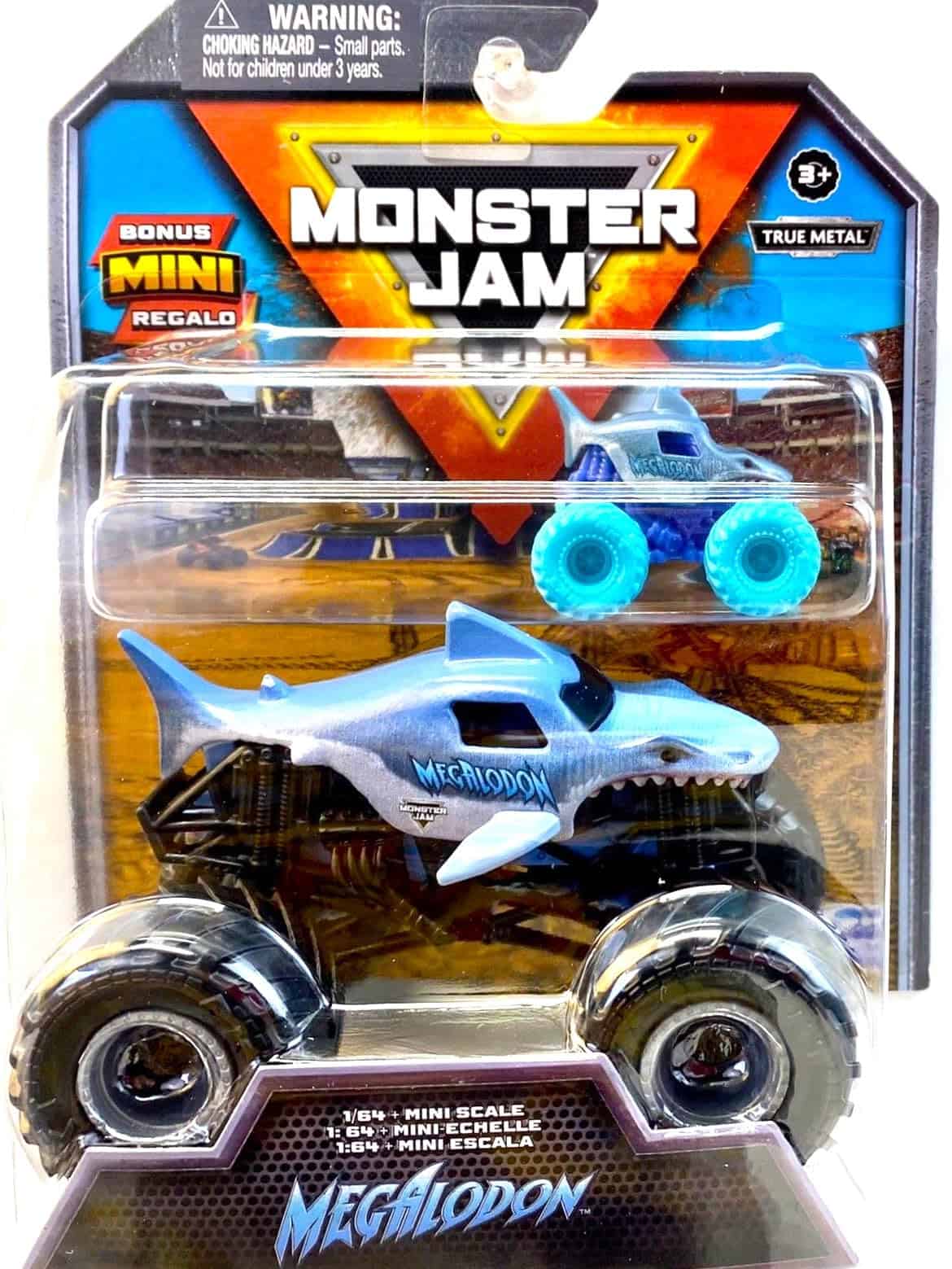 Conjunto de 2 camiones Monster Jam Monster Truck, Escala