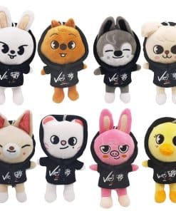 Set de 8 peluches Educatgame Skzoo, 9.8 pulgadas, Peluche