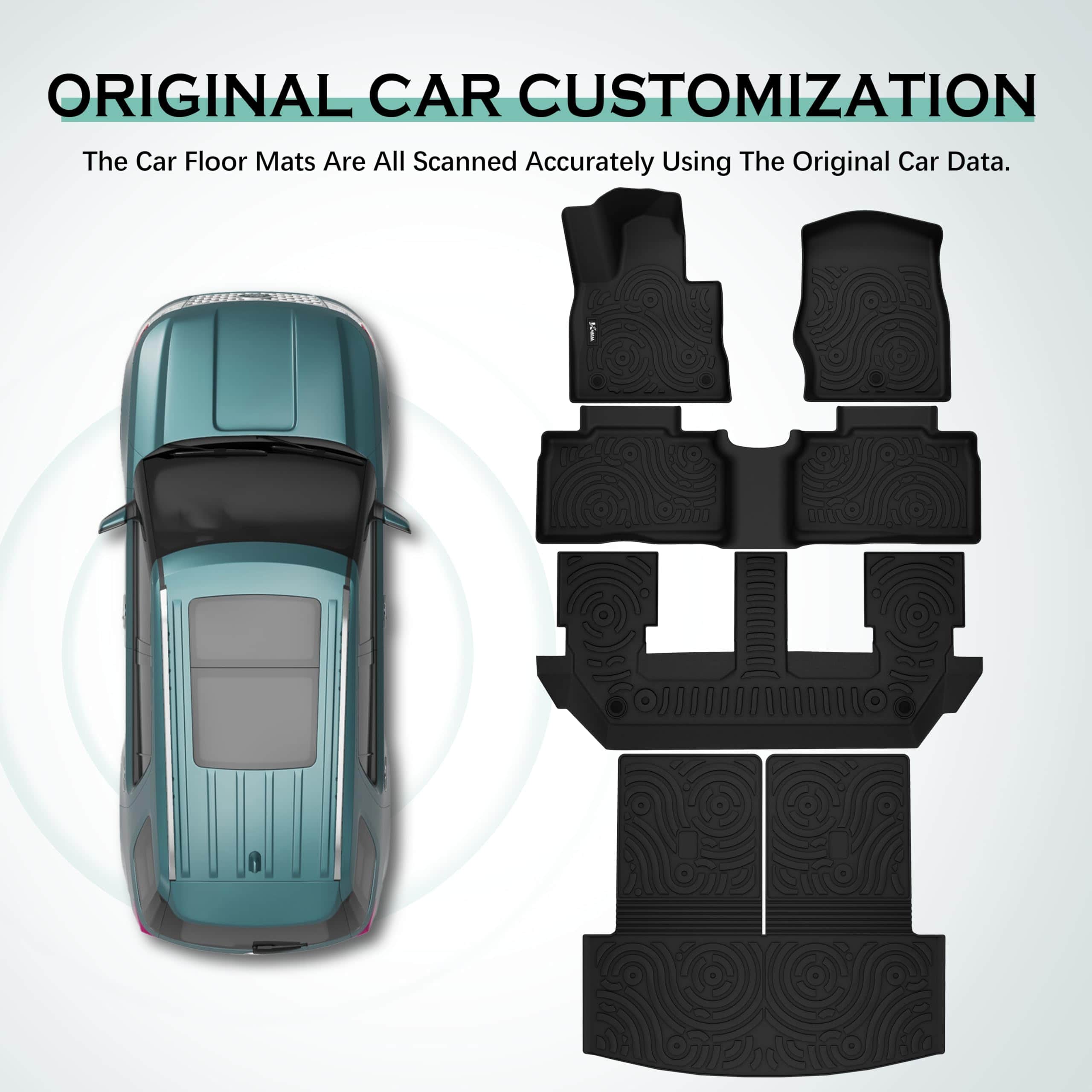 Tapetes KARPAL Compatibles con Ford Explorer 2020-2024 de 7 - Imagen 4