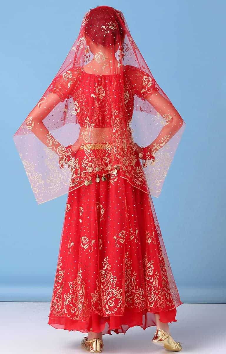 Conjunto de Disfraz de Baile del Vientre ORIDOOR para Niñas - Imagen 6