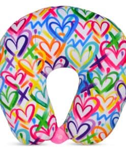 Almohada de Soporte para Cuello de Tela Satinada de 12"