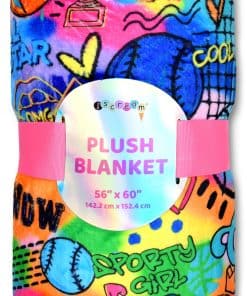 Manta de franela premium iscream + Corey Paige Designs Bold