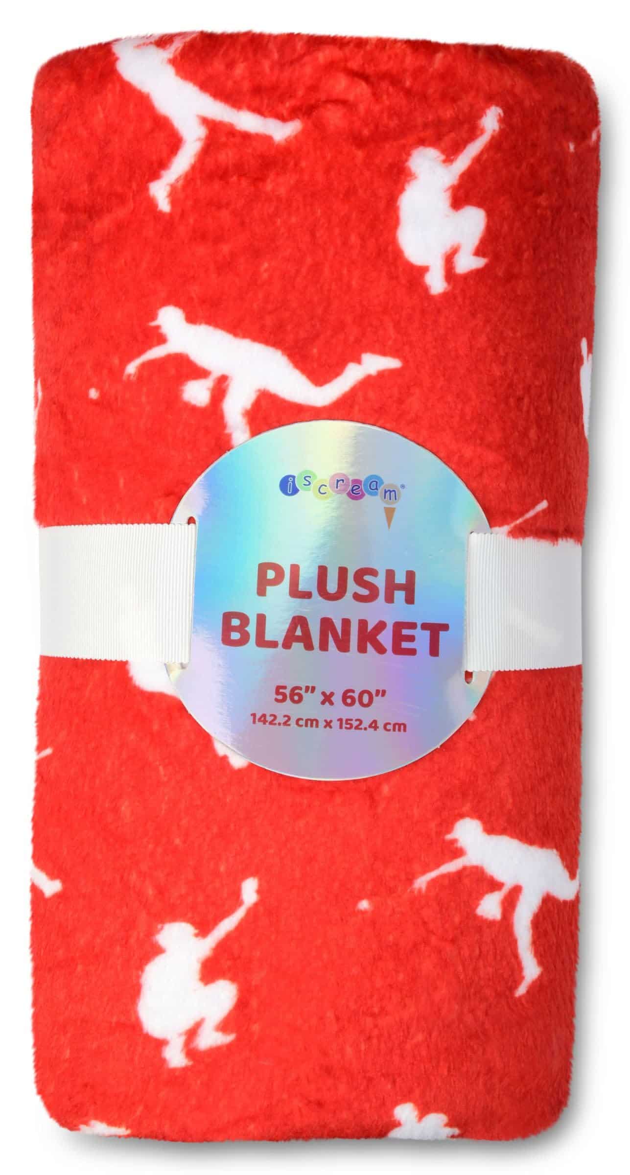 Manta Polar Reversible en Forma de Béisbol de Lujo de - Imagen 5