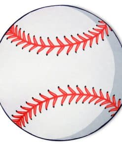 Manta Polar Reversible en Forma de Béisbol de Lujo de