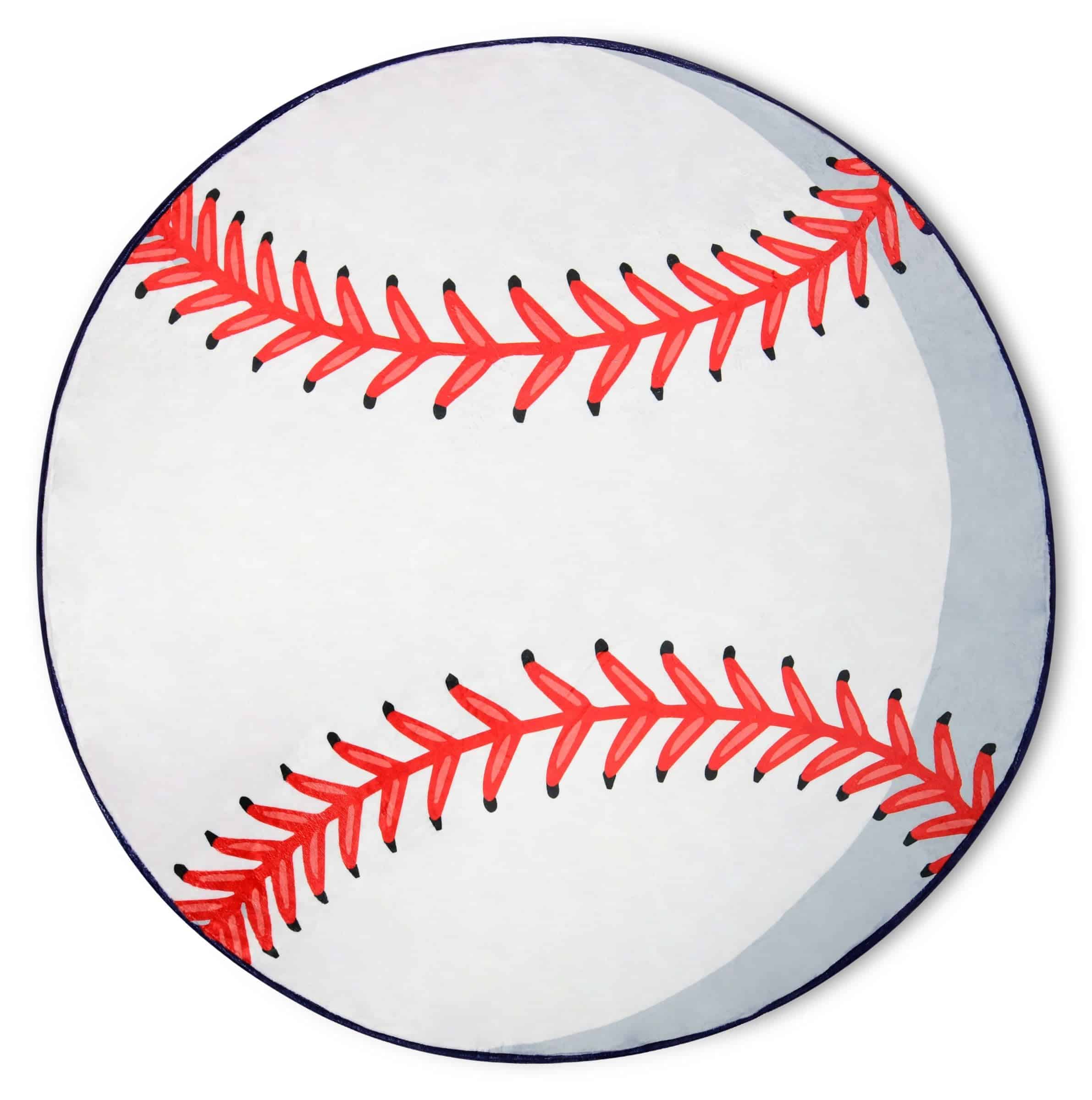 Manta Polar Reversible en Forma de Béisbol de Lujo de