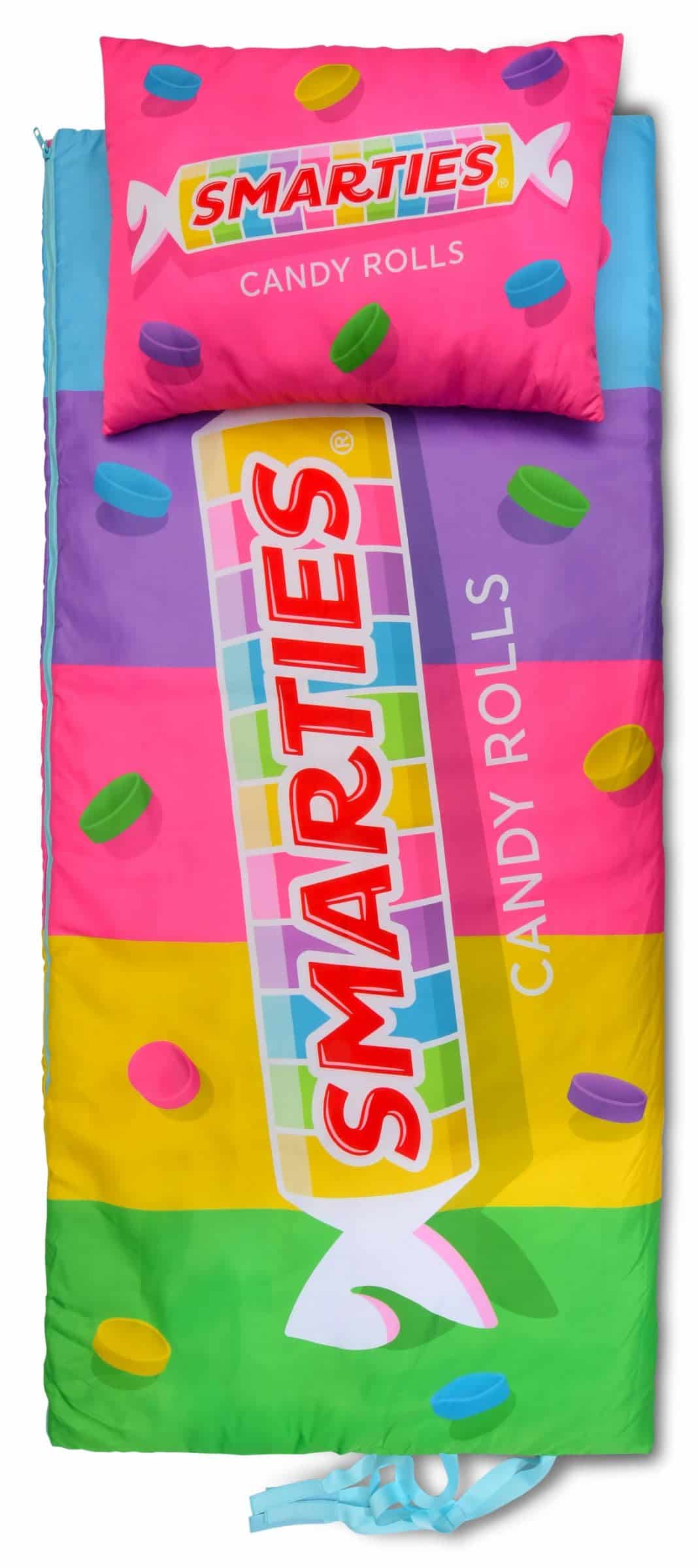 iscream Smarties Print Cozy Sleeping Bag and Pillow Set for