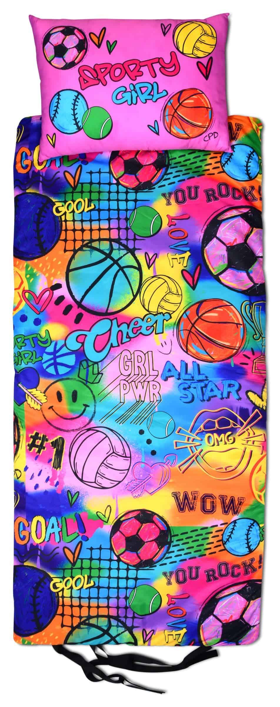 Set de Saco de Dormir y Almohada Acolchados iscream + Corey