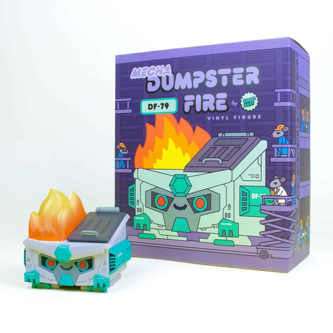 Figura de Vinilo Mecha Dumpster Fire 100% Suave - DF-079