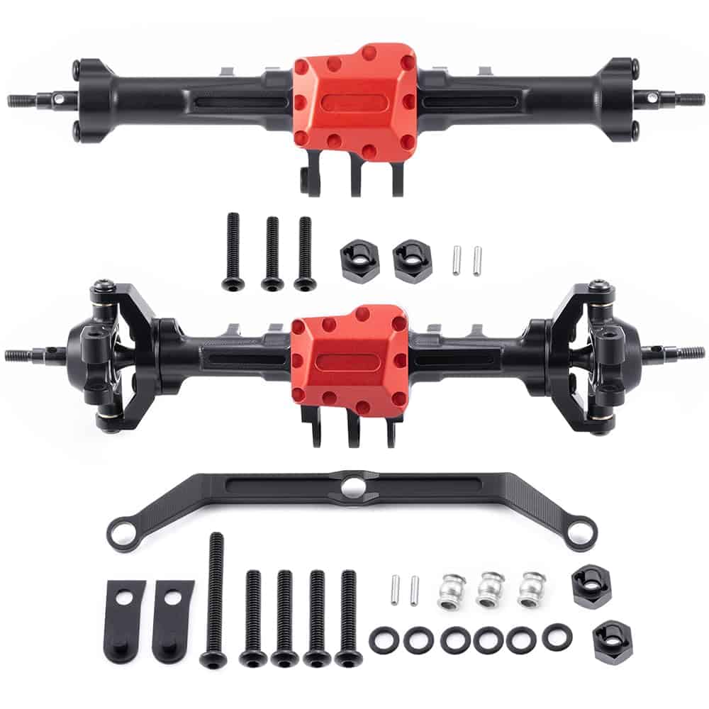 MOHERO TRX4M Extended Front Rear Axles Set - Conjunto de