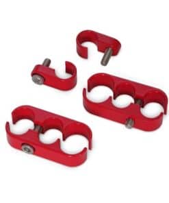 Set de Abrazaderas de Manguera de Aluminio Show Chrome para