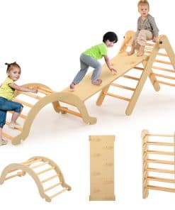 Set de Triángulo Pikler 7 en 1 SoBigFeiji para el