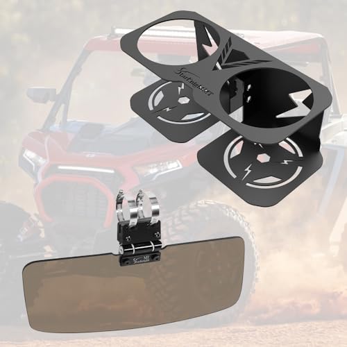 StarknightMT RZR Visor solar Portavasos RZR Compatible con