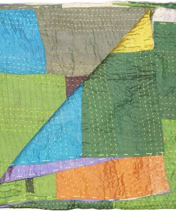 Colcha de tiro acolchada de seda hecha a mano Taj Hotel