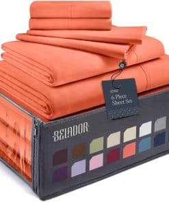 Juego de sábanas BELADOR Silky Soft Cali King - Lujo 6