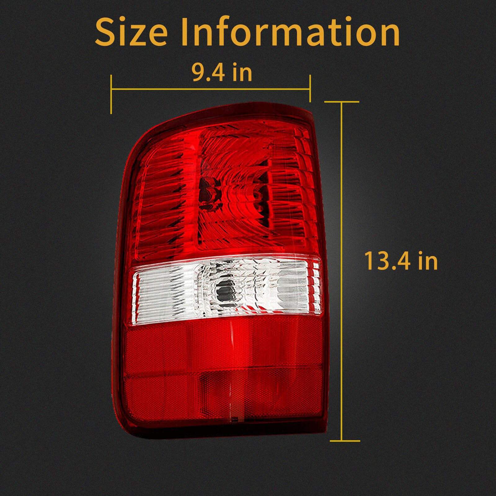 Conjunto de carcasa de luz trasera compatible con Ford F150 - Imagen 4