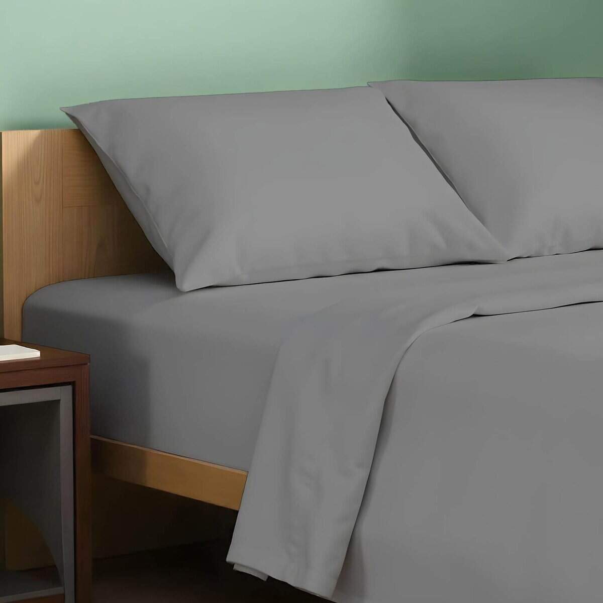 Juego de sábanas de algodón orgánico 100% tamaño California
