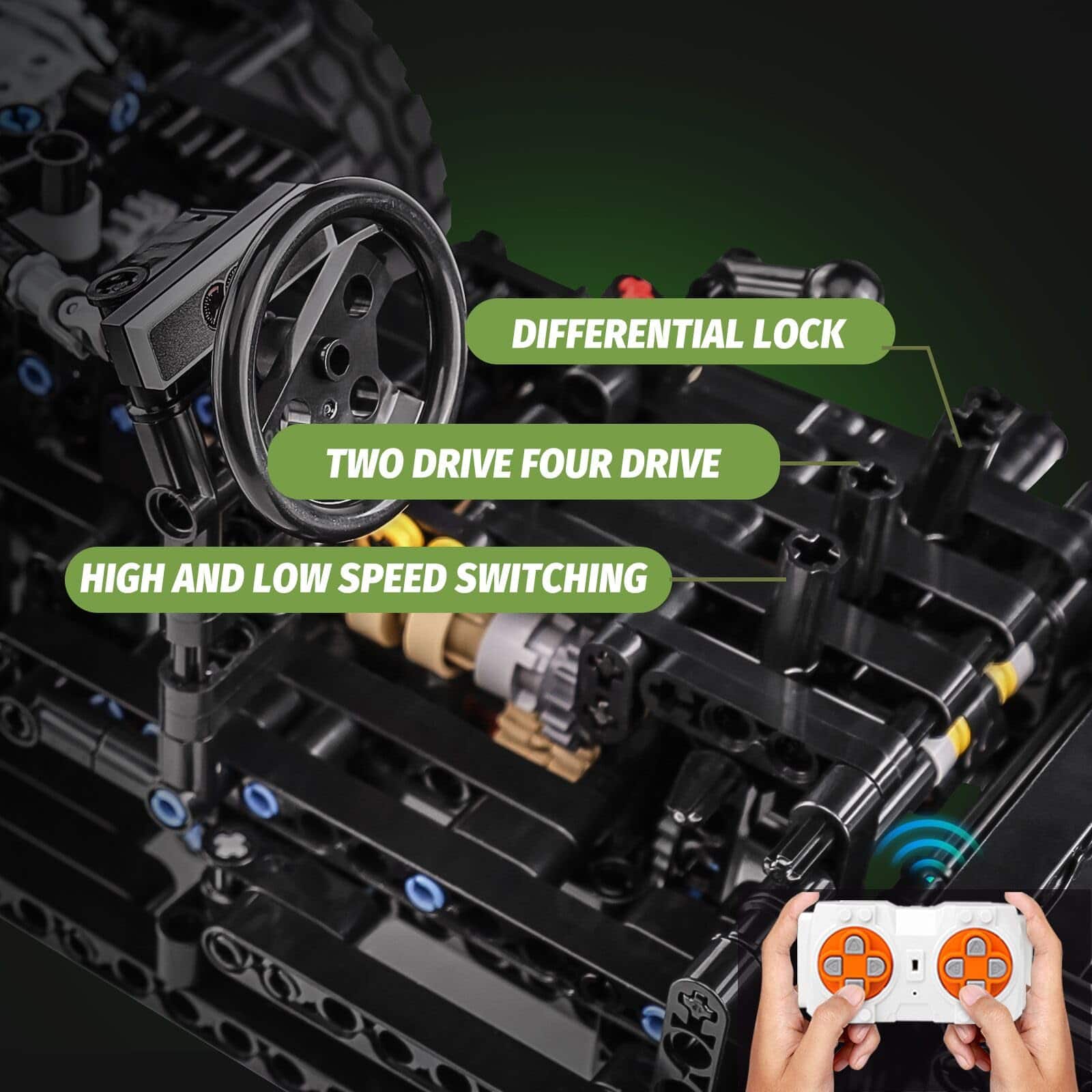 Mould King Off-Road Pickup Wrange, Set de Construcción - Imagen 5