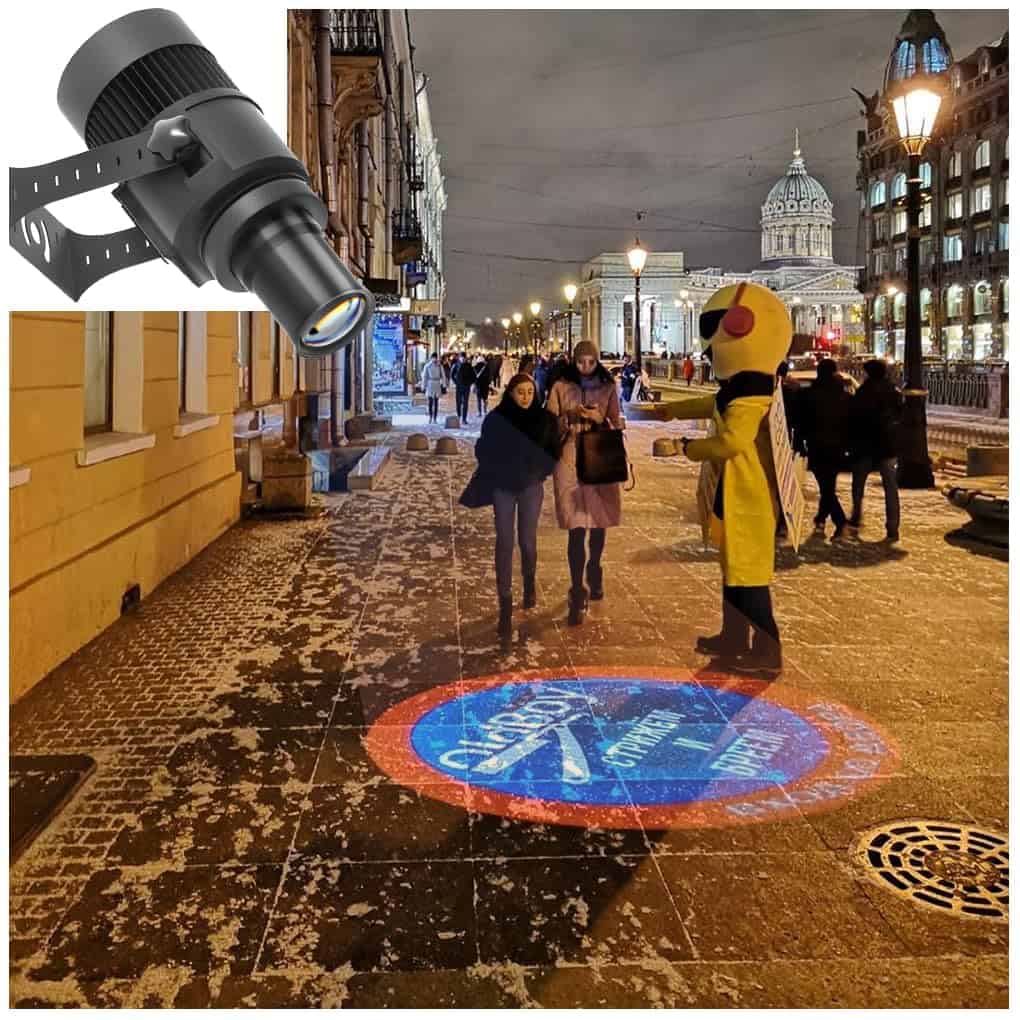 COLIFINE 40W Custom GOBO Proyector de Logotipos LED para