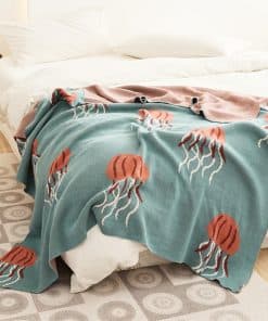 Manta de Algodón Puro - Confort para Todas las Estaciones,