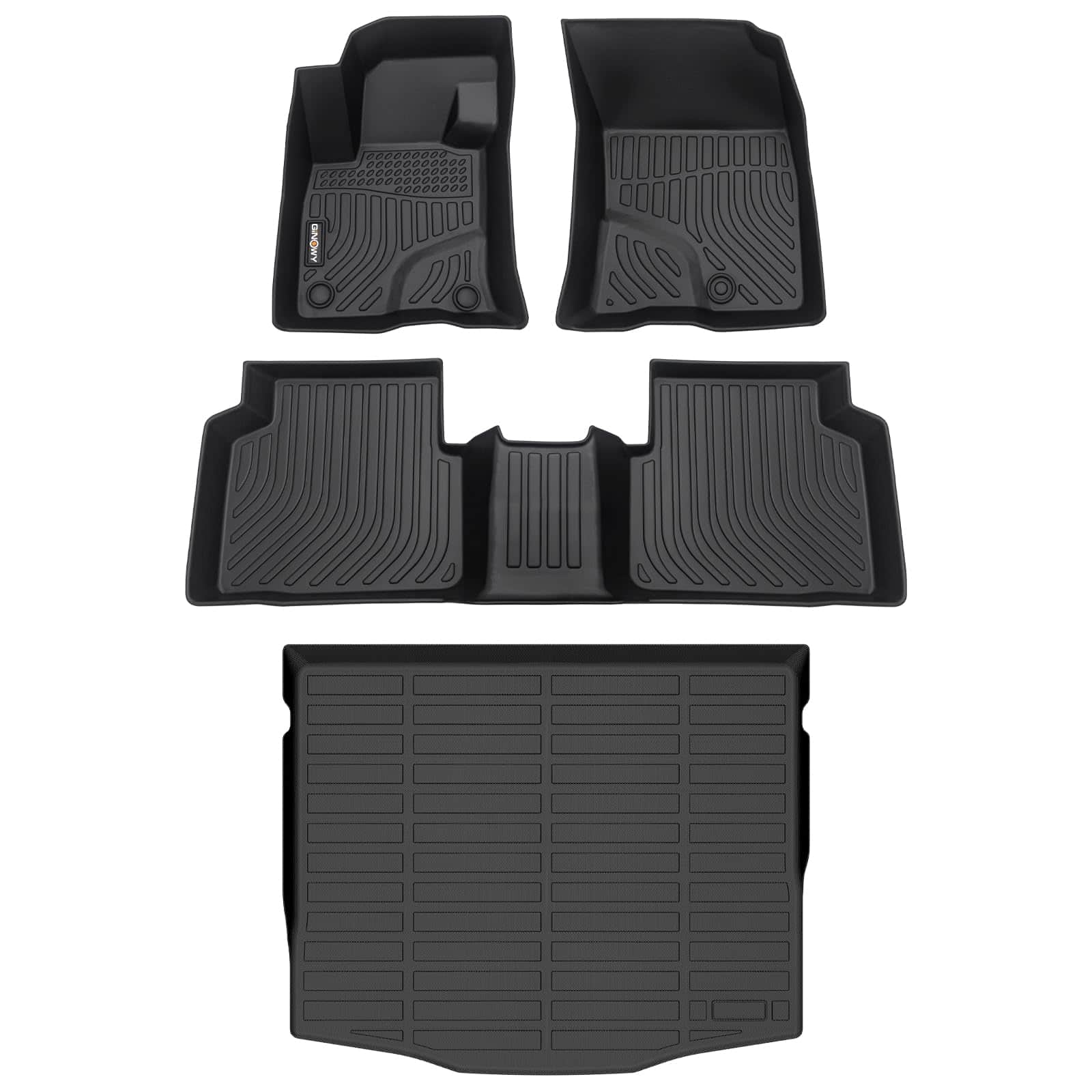 Juego de Tapetes y Forro de Carga GINOWY para Ford Escape