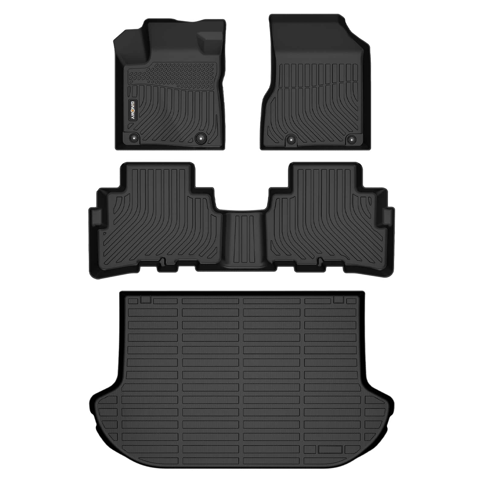 Juego de tapetes y forro de carga GINOWY para 2019-2024