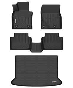 GINOWY-Juego de Tapetes de Piso y Forro de Maletero para