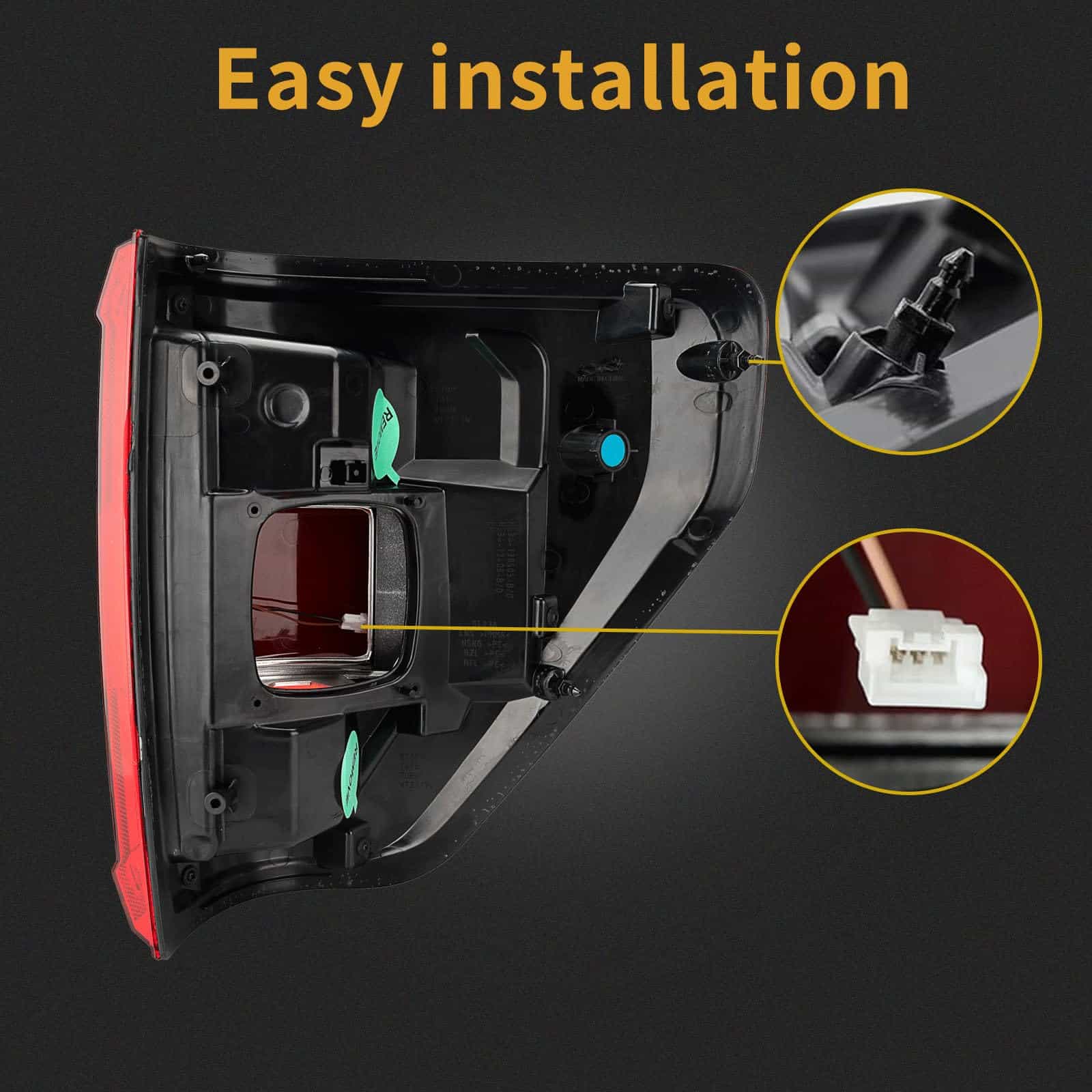 Ensamblaje de Luz Trasera Compatible con Ford -Izquierda - Imagen 6