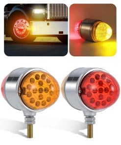 ASNOO 2PCS Luces Señal De Giro de Doble Cara 34 LED de Luz
