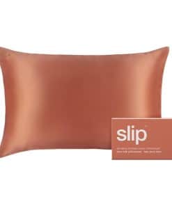 Funda de Almohada de Seda Pura Slip The -Coral Sunset