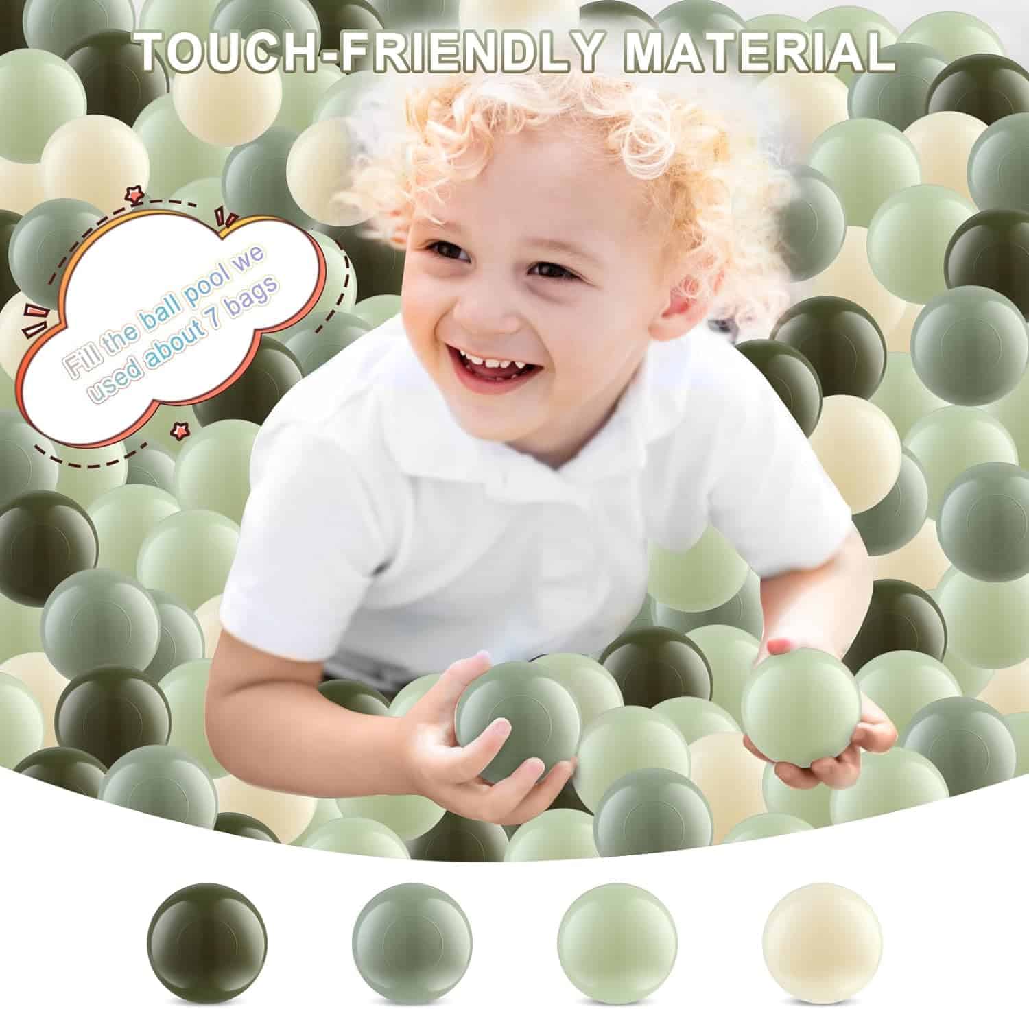 FHRILEK Pelotas para Balibar Estrella para Niños, Pelotas - Imagen 4