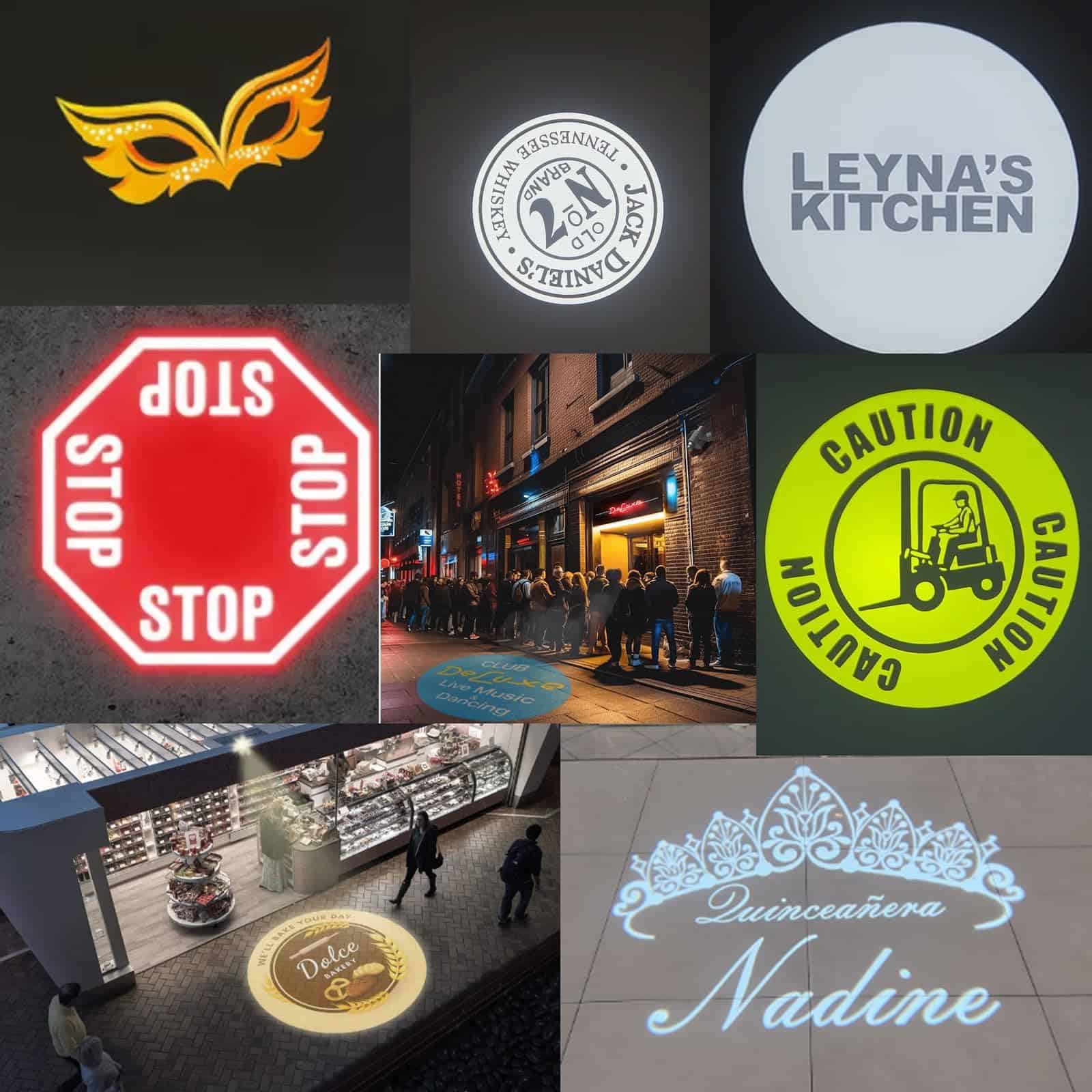 Proyector LED de Logo ARXENOVATH GOBO Proyector de Imágenes - Imagen 8