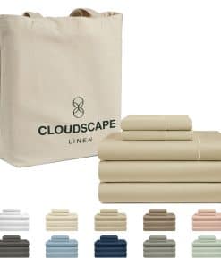 Juego de sábanas de algodón egipcio 100% para cama King