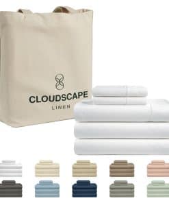 Juego de sábanas Split King para cama ajustable - 5 piezas