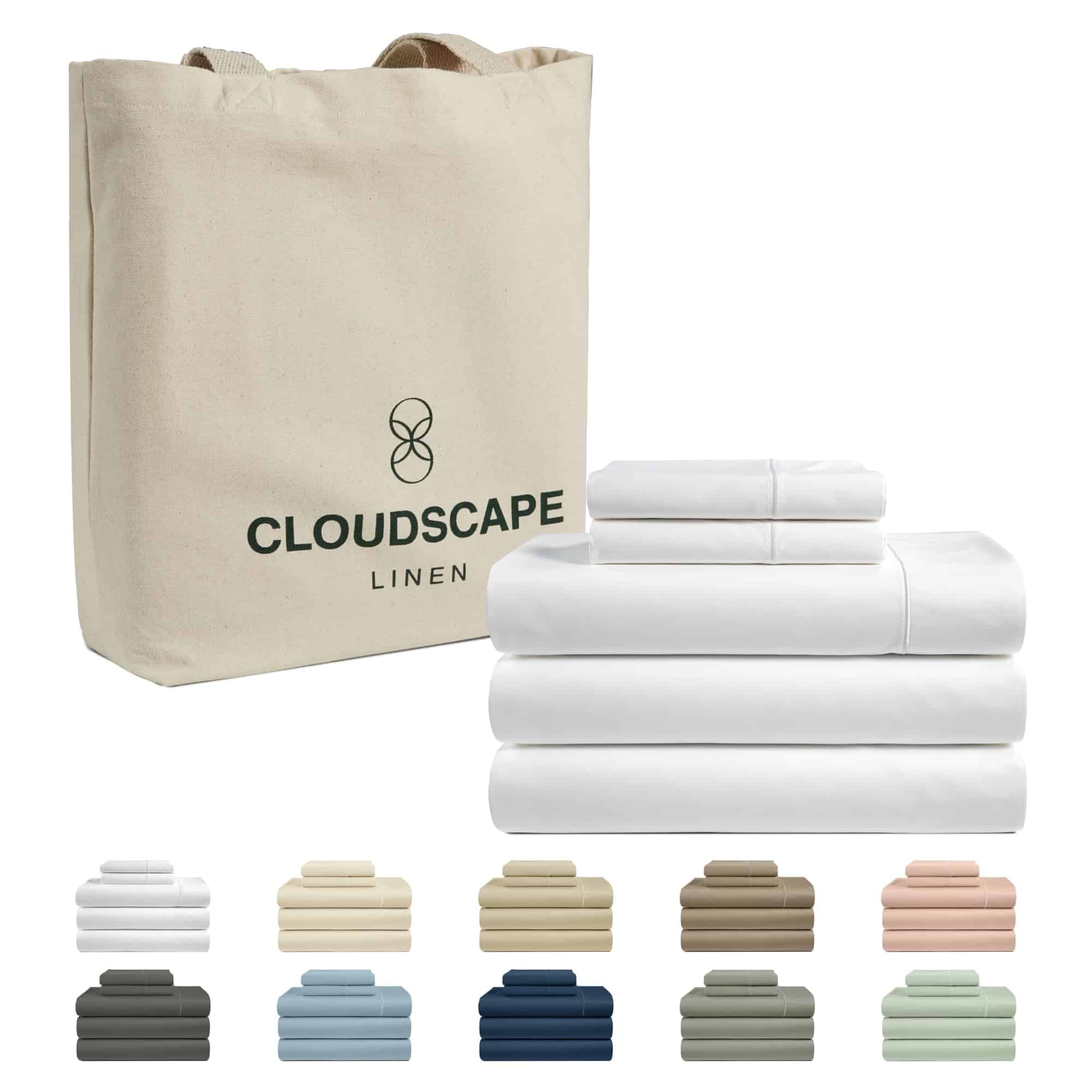 Juego de sábanas Split King para cama ajustable - 5 piezas