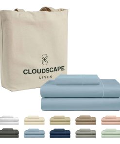 Juego de sábanas Twin de algodón egipcio 100% - 3 piezas,