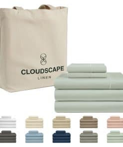 Juego de sábanas para cama Split King 100% algodón egipcio