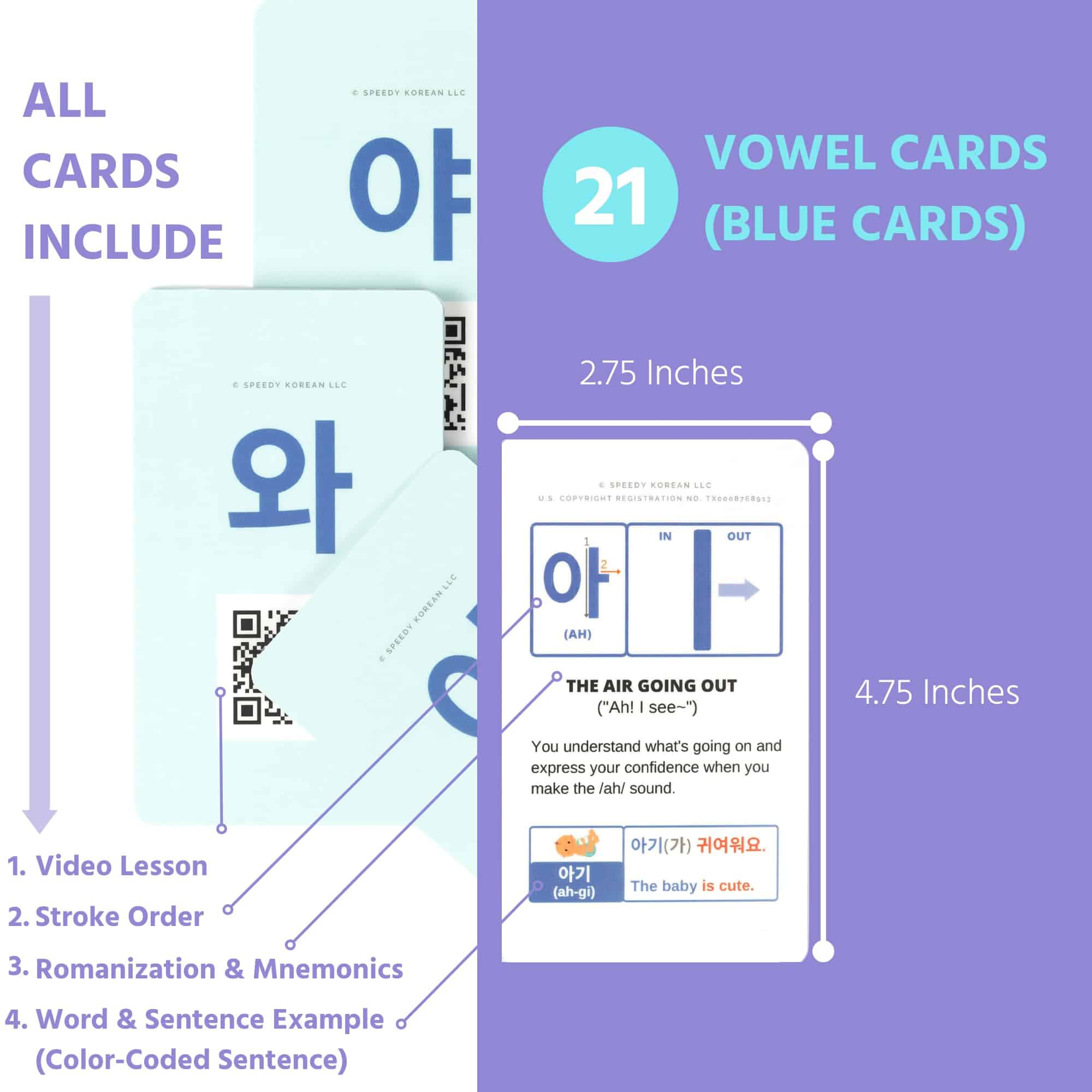 Paquete de Estructura Coreana y Sobrevivencia - Tarjetas - Imagen 7