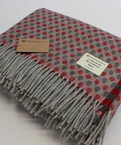 Manta de Lana Británica Hecha en Inglaterra. 100% Lana