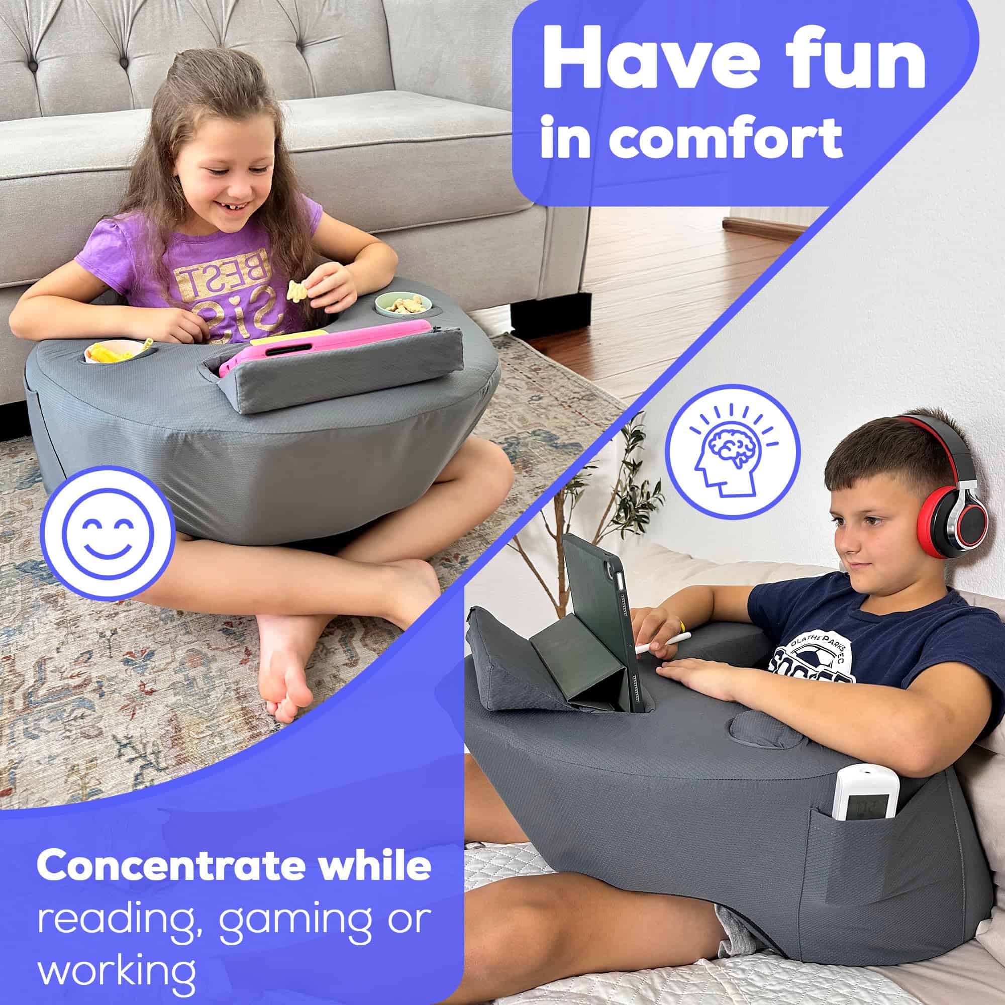 Almohada de Juegos CAVIANA para Regazo, Almohada de - Imagen 4