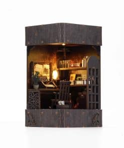 Kit de Rincón de Libros DIY ROCOXIA, Kit de Casa de Muñecas