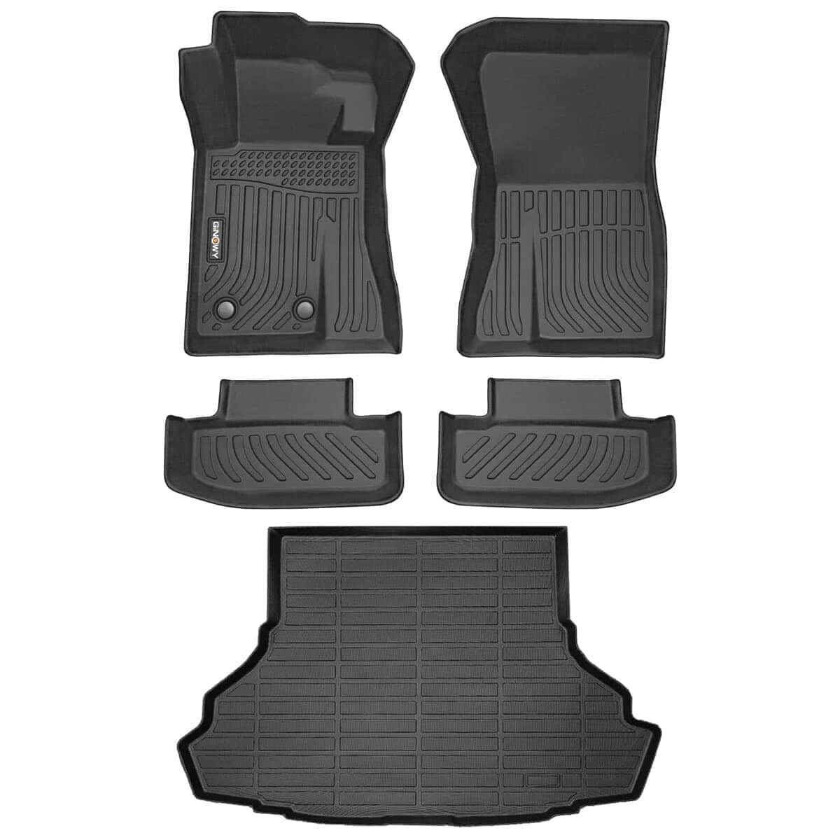 GINOWY - Tapetes y Forro de Carga para Ford Mustang