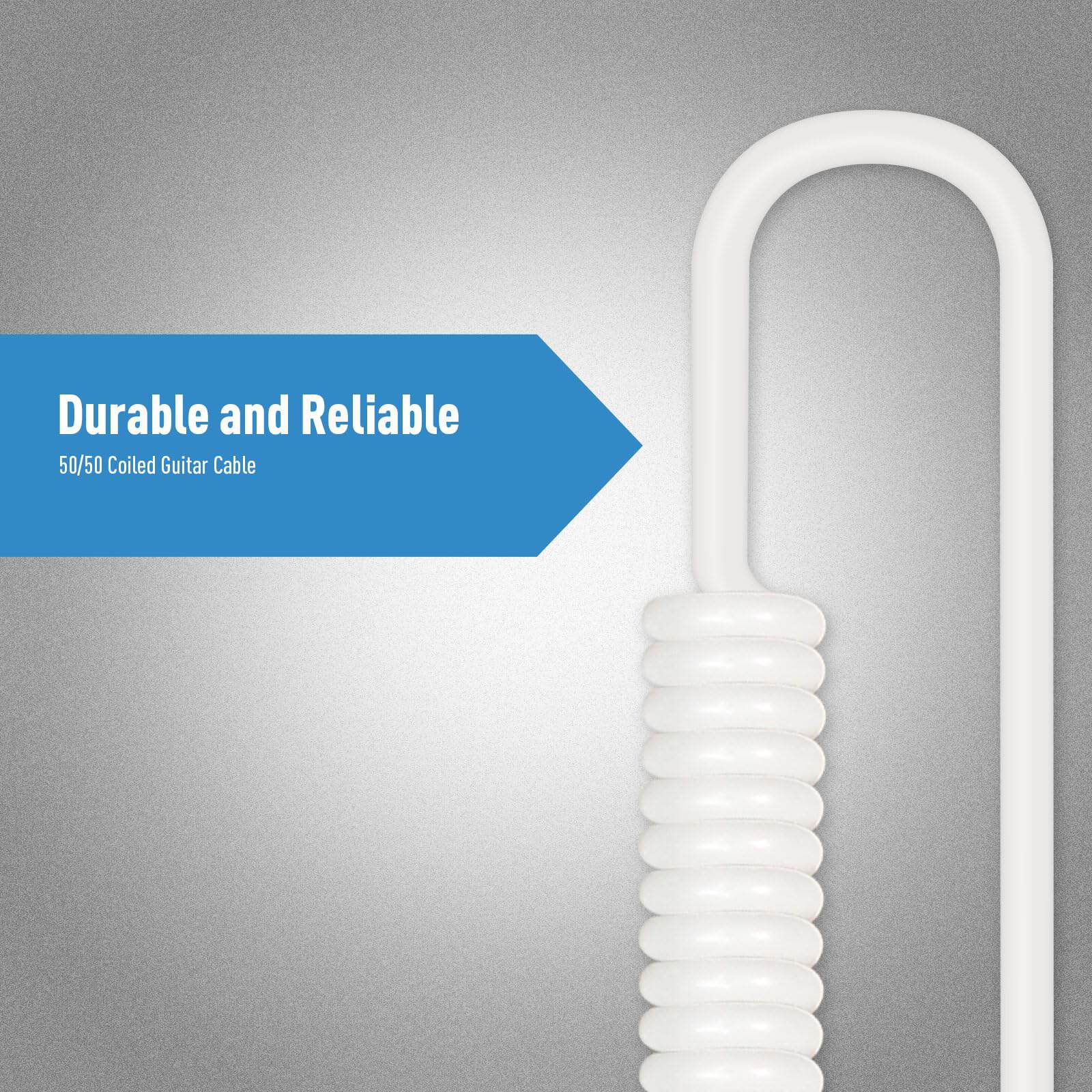 Cable de Guitarra Bobinado VOHALO 36 Pies/11M Cable - Imagen 5