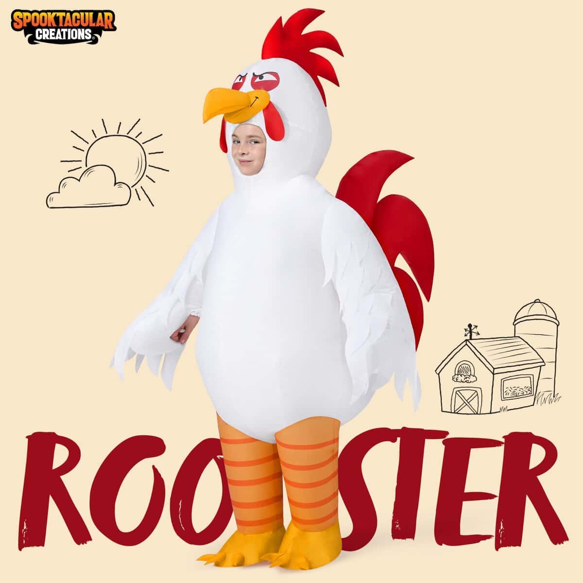 Disfraces inflables de Halloween para niños Spooktacular - Imagen 3