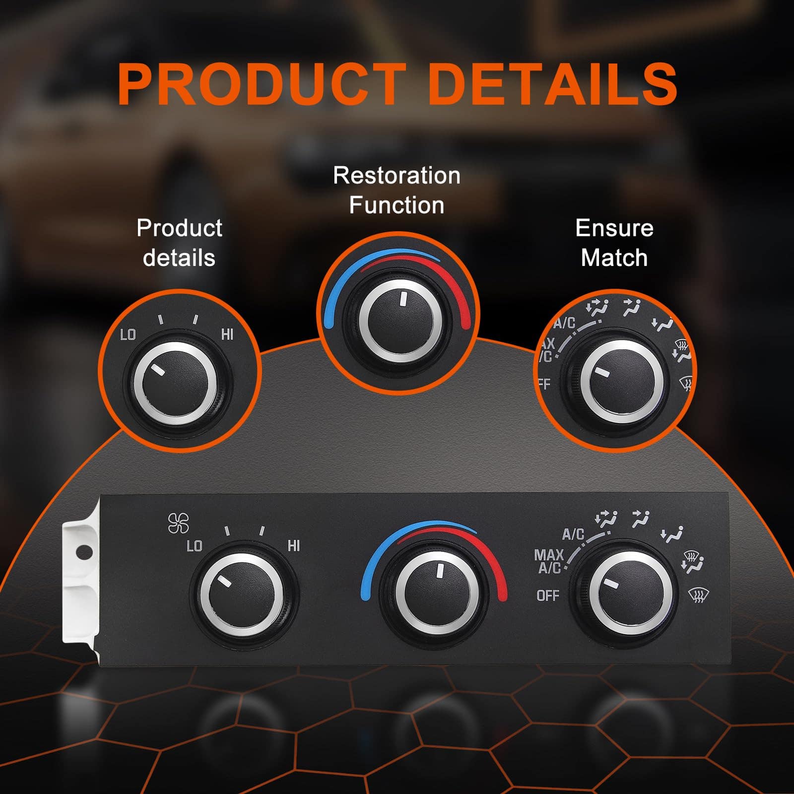 Módulo de Control del Clima de Repuesto para Chevy Express - Imagen 8